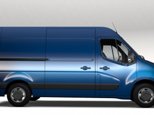 opel movano l2h2 van 2016 Modelo 3D
