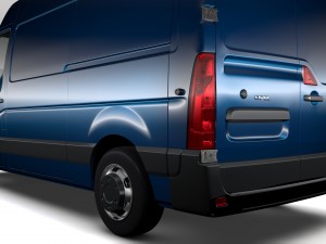 opel movano l2h2 van 2016 Modelo 3D