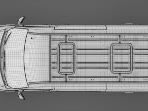 opel movano l2h2 van 2016 Modelo 3D