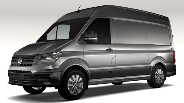 wv crafter van 2017 3D Model .c4d .max .obj .3ds .fbx .stl .blend 