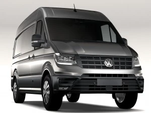 wv crafter van 2017 3D Model