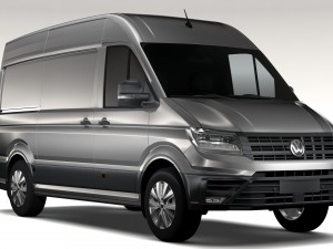 wv crafter van 2017 3D Model