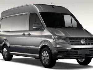 wv crafter van 2017 3D Model