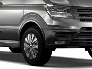wv crafter van 2017 3D Model