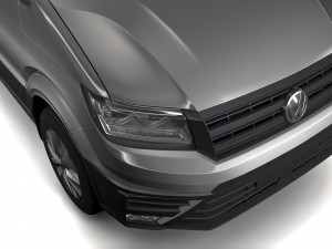 wv crafter van 2017 3D Model