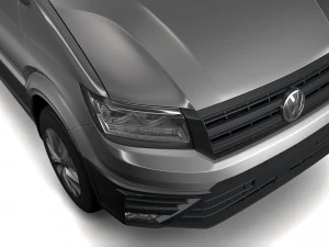 wv crafter van 2017 3D Model