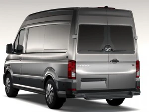 wv crafter van 2017 3D Model