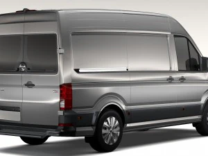 wv crafter van 2017 3D Model