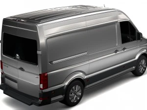 wv crafter van 2017 3D Model