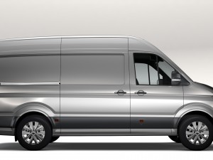wv crafter van 2017 3D Model