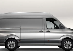 wv crafter van 2017 3D Model