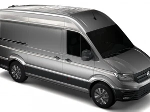 wv crafter van 2017 3D Model