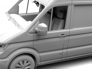 wv crafter van 2017 3D Model