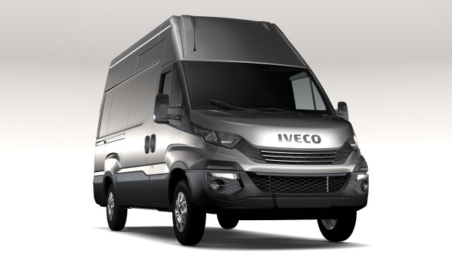 iveco daily l3h3 2017 Model 3D .c4d .max .obj .3ds .fbx .stl .blend 