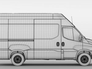 iveco daily l3h3 2017 Model 3D