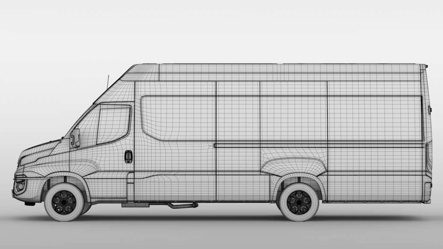 Iveco Daily L5h3 2017 Model 3d In Van Dan Minivan 3dexport