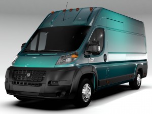 ram promaster cargo 3500 h3 159wb ext 2016 3D 모델