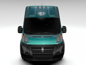 ram promaster cargo 3500 h3 159wb ext 2016 3D मॉडल