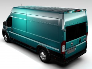 ram promaster cargo 3500 h3 159wb ext 2016 3D मॉडल