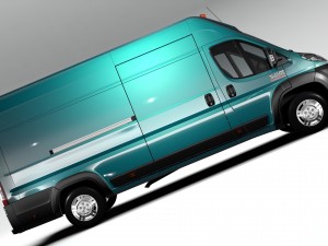 ram promaster cargo 3500 h3 159wb ext 2016 3D मॉडल