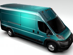 ram promaster cargo 3500 h3 159wb ext 2016 3D मॉडल