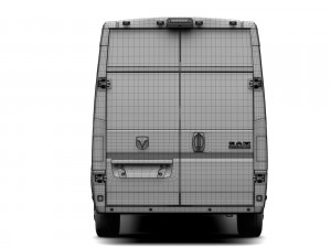 ram promaster cargo 3500 h3 159wb ext 2016 3D मॉडल