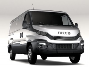 iveco daily l2h1 2017 Model 3D