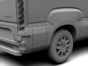 iveco daily l2h1 2017 3D Model