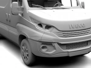 iveco daily l2h1 2017 3D Model