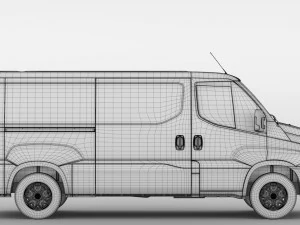 iveco daily l2h1 2017 3D Model