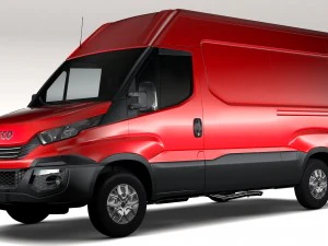 iveco daily l2h2 2017 3D Model
