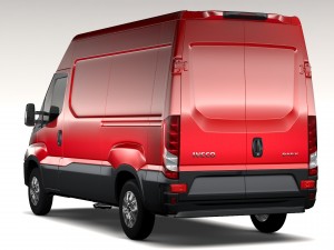 iveco daily l2h2 2017 3Dモデル