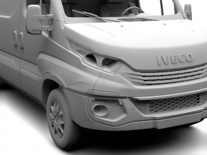 iveco daily l2h2 2017 3Dモデル