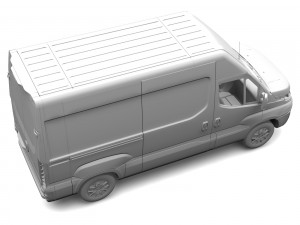 iveco daily l2h2 2017 3Dモデル