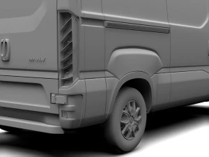 iveco daily l2h2 2017 3D Model