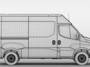iveco daily l2h2 2017 3D Model