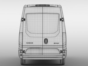 iveco daily l2h2 2017 3Dモデル