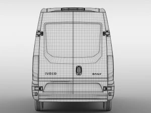iveco daily l2h2 2017 3D Model