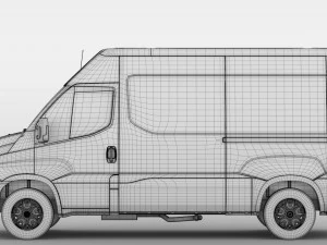 iveco daily l2h2 2017 3D Model