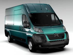 citroen jumper van l4h3 2006-2014 3D Model