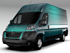 citroen jumper van l4h3 2006-2014 3D Model