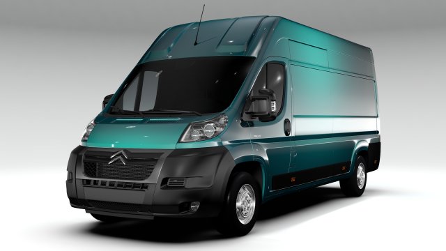 citroen relay van l4h3 2006-2014 3D Model .c4d .max .obj .3ds .fbx .stl .blend 