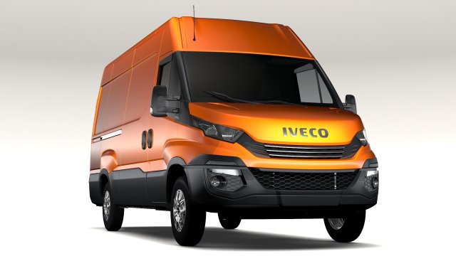 iveco daily l3h2 2017 3D 모델 .c4d .max .obj .3ds .fbx .stl .blend 