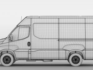 iveco daily l3h2 2017 3D Model