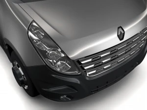 renault master l2h2 van 2010 3D Model