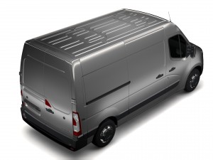 renault master l2h2 van 2010 Modello 3D