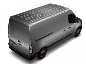 renault master l2h2 van 2010 3D Model