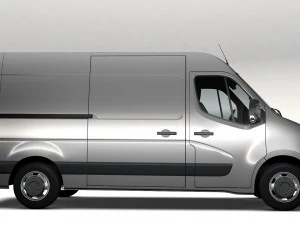 renault master l2h2 van 2010 3D Model