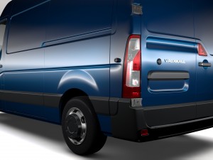 vauxhall movano l2h2 van 2016 Model 3D