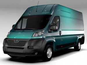 peugeot boxer van l4h3 2006-2015 Model 3D